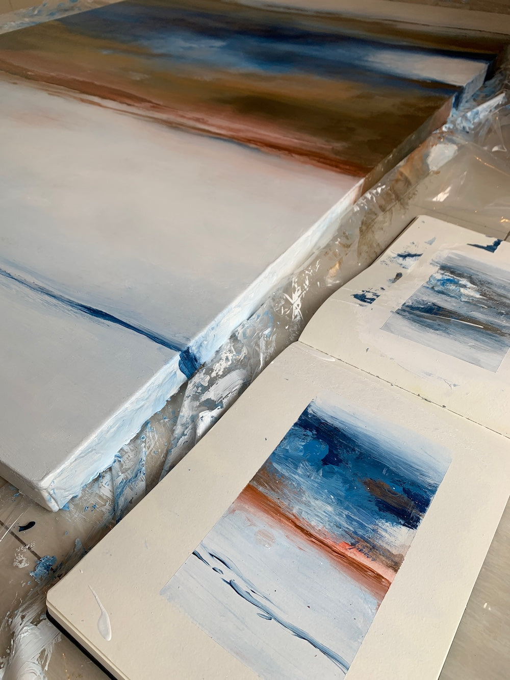 unique wall art & meaningful modern painting |abstract expressionism art | Miriam Soberanes Fine Arts